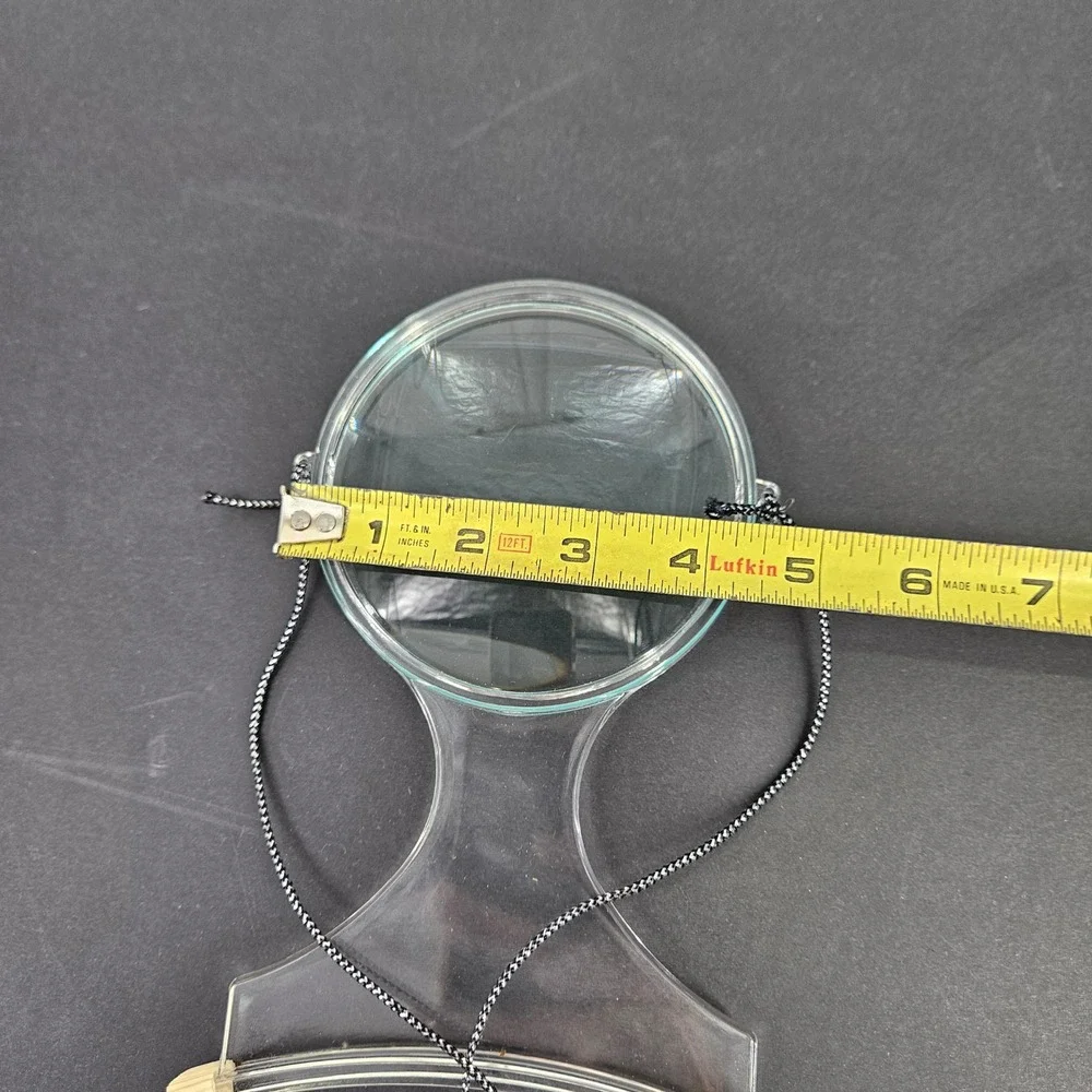 Vintage Neck Magnifier Hands Free Reading Sewing Crafting Tool Aid w Box Japan